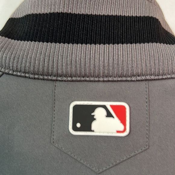 Authentic Majestic Gray Therma Base MLB Pittsburgh Pirates full zip jacket - Picture 12 of 12